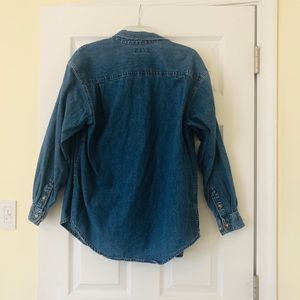 Eddie Bauer Ladies Denim Shirt 